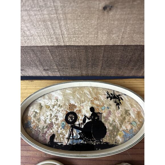 Fisher Pictures Milkweed Pressed Flowers Silhouette Reverse Painting Set Of 3 - Picture 2 of 7